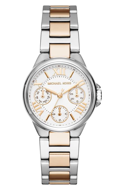 michael kors watch mini vs regular size|Mini Camille Pavé Silver.